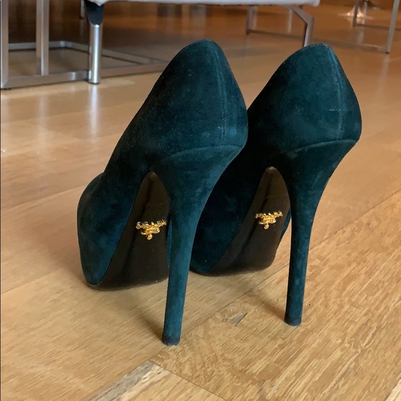 Prada platform Suede Pumps - Picture 5 of 5